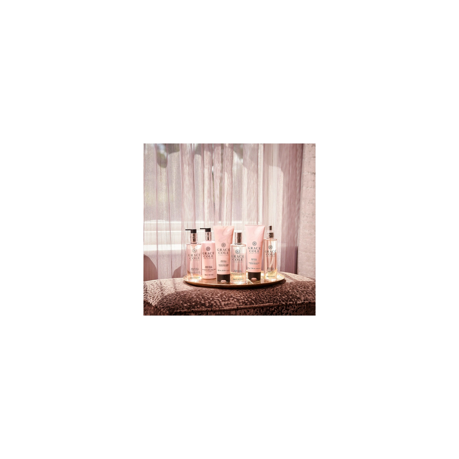 GRACE COLE Wild Fig & Pink Cedar żel do mycia rąk 300ml