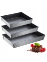 ROSSNER forma blacha do pieczenia ciasta zestaw XXL 3szt B3808