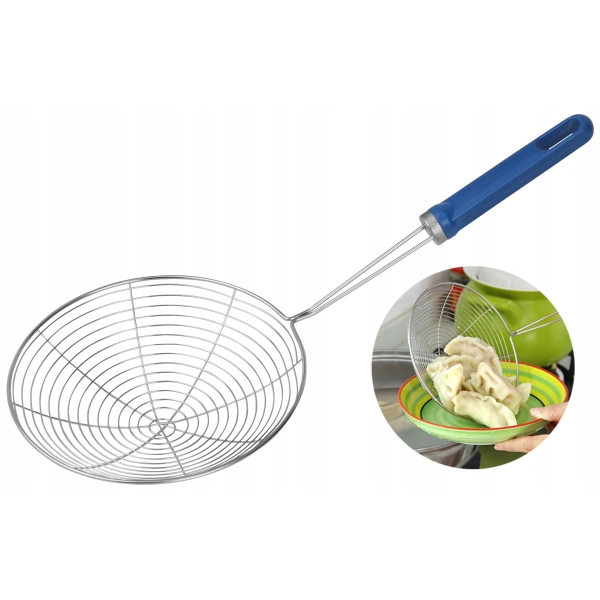 ROSSNER podbierak sitko łyżka cedzakowa, długość 16cm, śred. 15cm B1206