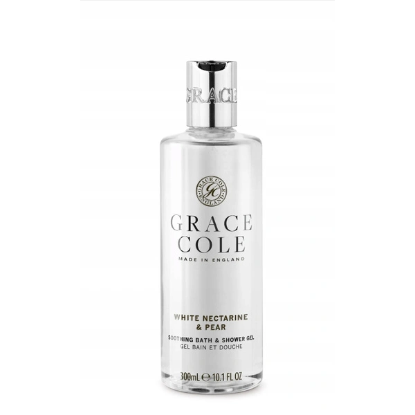 GRACE COLE White Nectarine & Pear żel do kąpieli i pod prysznic 300ml