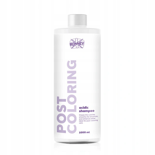 RONNEY Professional Post Coloring szampon do włosów zakwaszający 1000ml