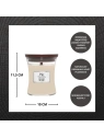 WOODWICK PlusWick mała świeca w słoiku WHITE HONEY 85g