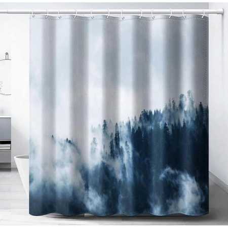 ECARLA zasłona prysznicowa łazienkowa 180x200cm 3D ZPR22