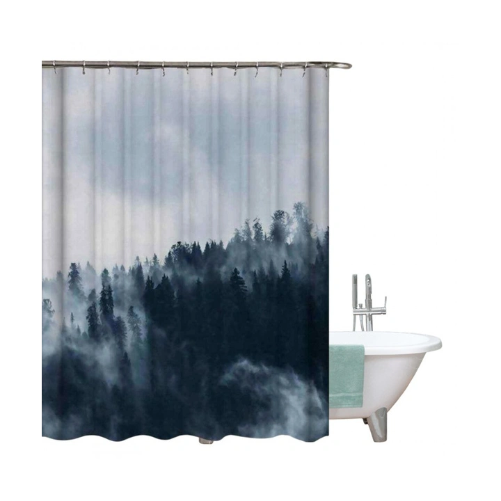 ECARLA zasłona prysznicowa łazienkowa 180x200cm 3D ZPR22