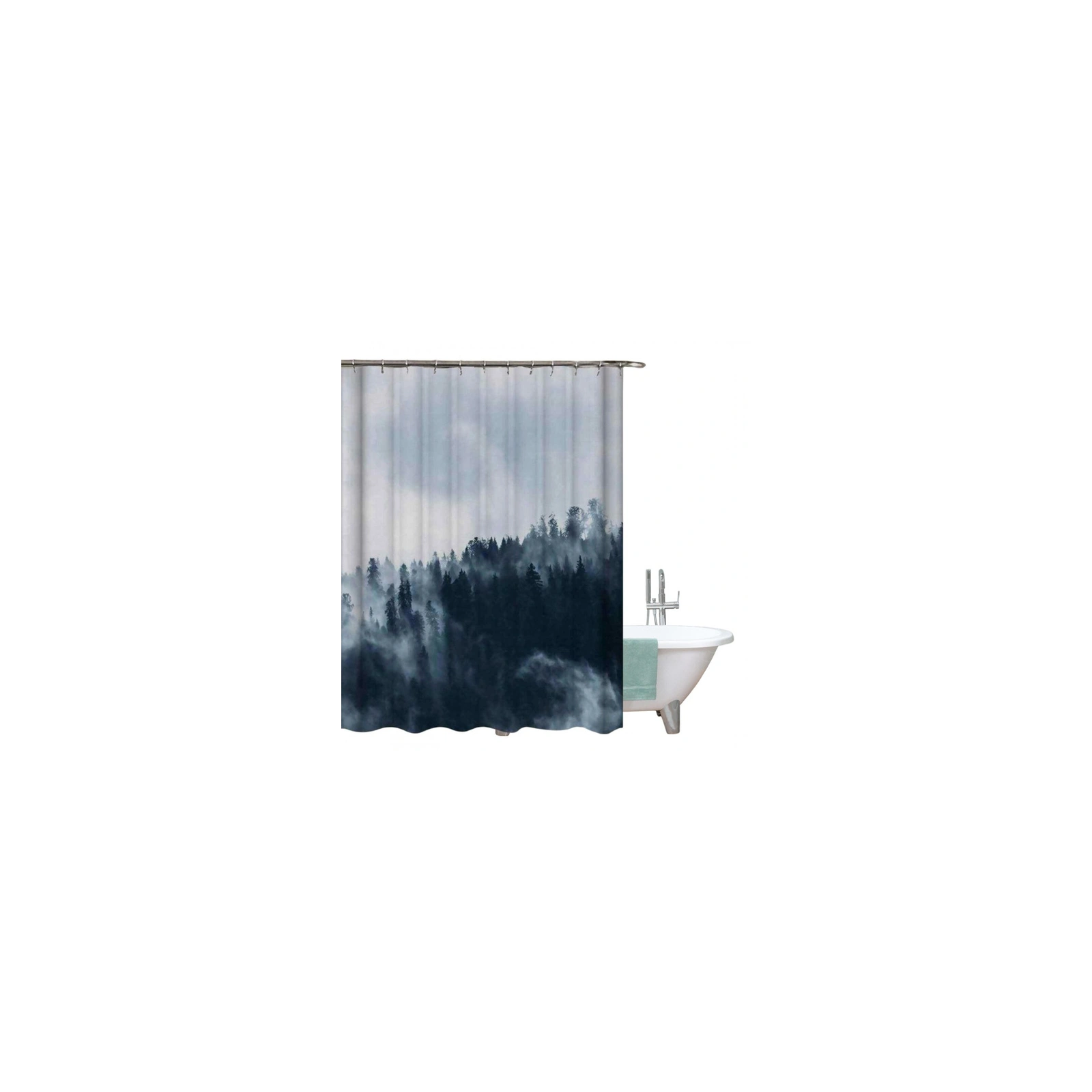 ECARLA zasłona prysznicowa łazienkowa 180x200cm 3D ZPR22