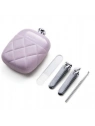 ECARLA zestaw akcesoriów do manicure w etui Kremowy AK10K