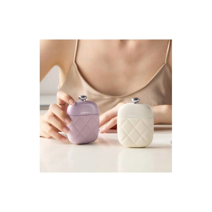 ECARLA zestaw akcesoriów do manicure w etui Kremowy AK10K