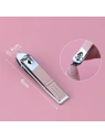ECARLA zestaw akcesoriów do manicure w etui Różowa Świnka AK07