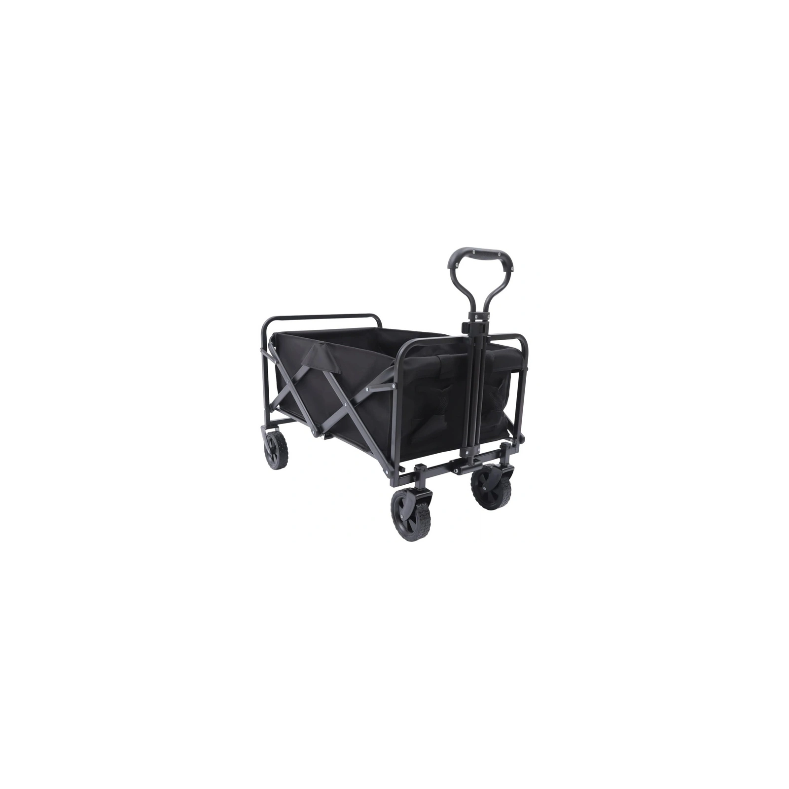 ECARLA wózek transportowy przyczepka ogrodowa 72x47x68-87cm składany metalowy AR07CZ