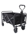 ECARLA wózek transportowy przyczepka ogrodowa 72x47x68-87cm składany metalowy AR07CZ