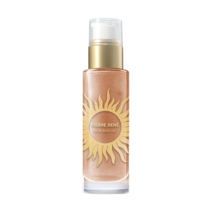 PIERRE RENE Glow body oil rozświetlający olejek do ciała Rose Gold 30ml