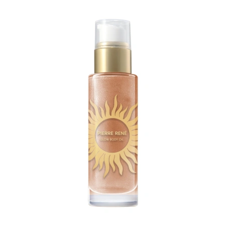 PIERRE RENE Glow body oil rozświetlający olejek do ciała Rose Gold 30ml