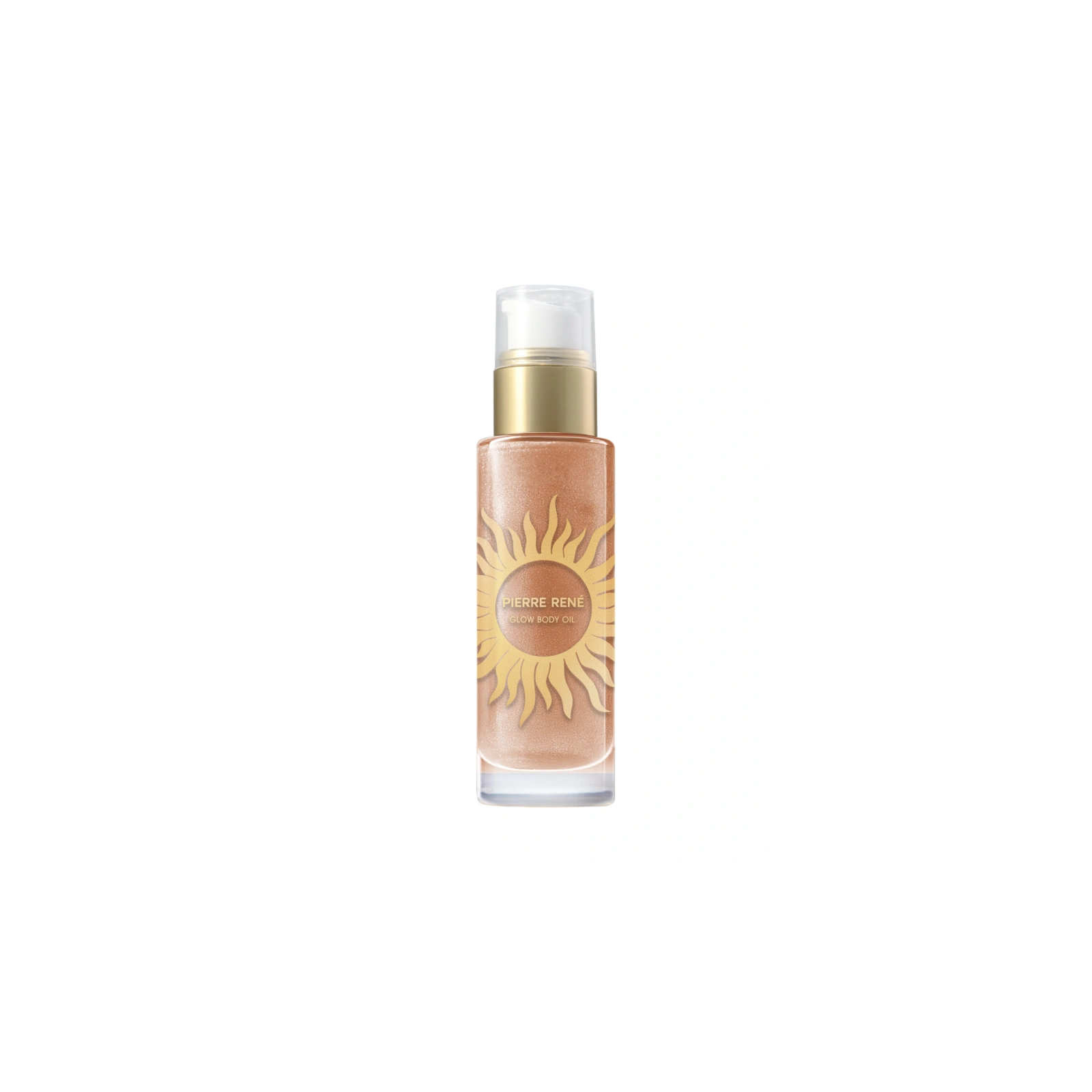 PIERRE RENE Glow body oil rozświetlający olejek do ciała Rose Gold 30ml