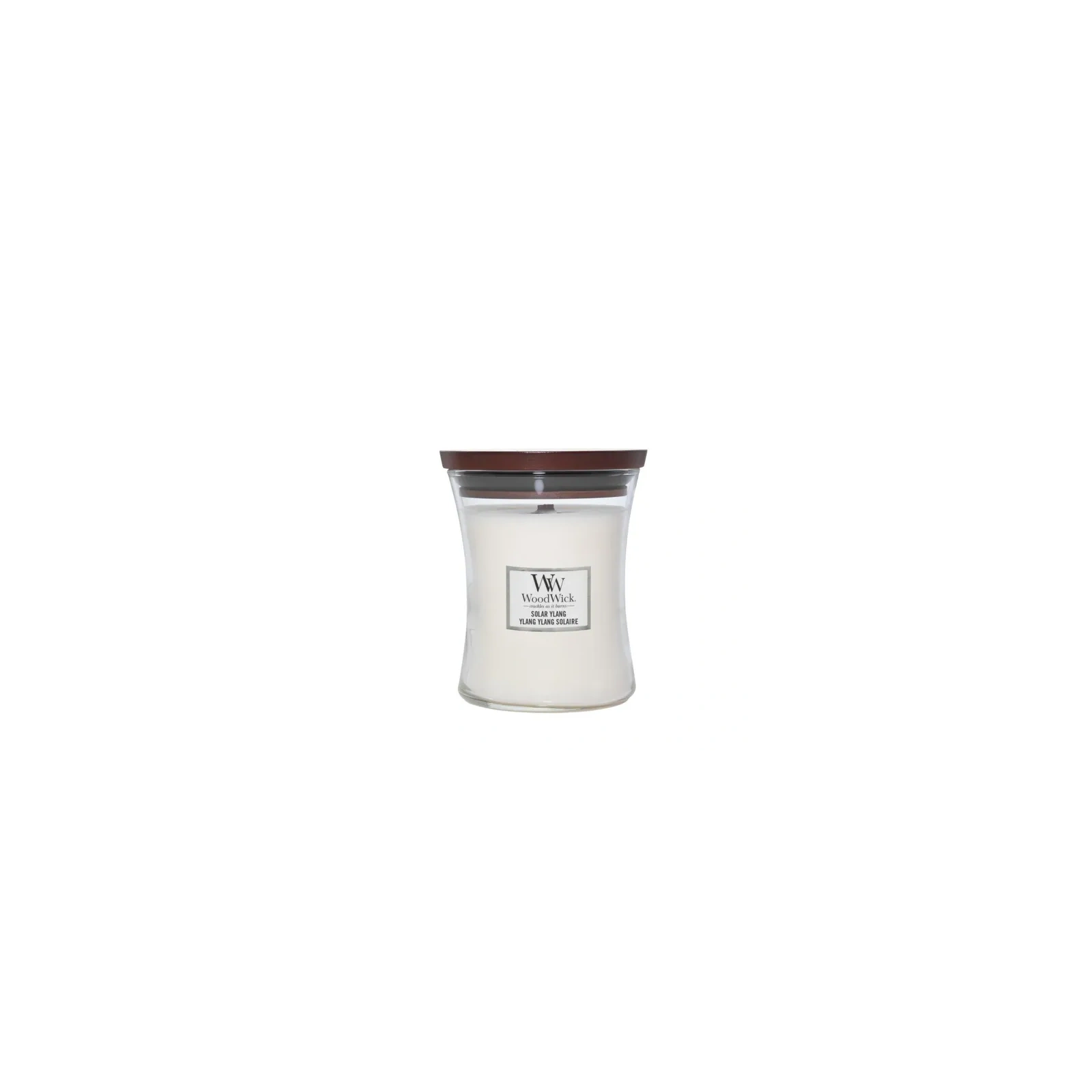 WOODWICK PlusWick średnia świeca w słoiku SOLAR YLANG 275g
