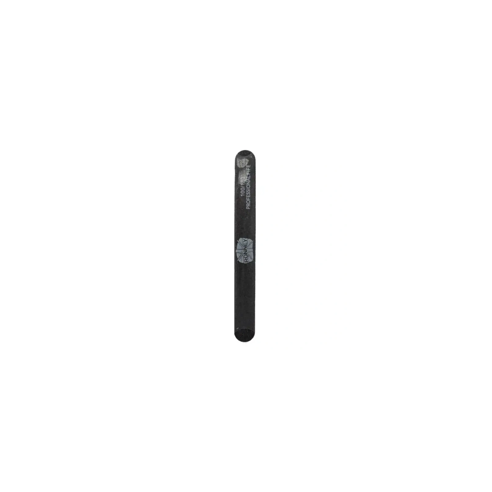 RONNEY Professional Premium Nailfile pilnik prosty 100/180 Czarny 1szt