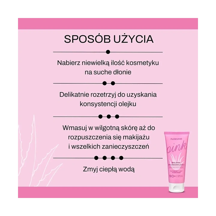 SYLVECO Aloesove Pink balsam do demakijażu 75ml