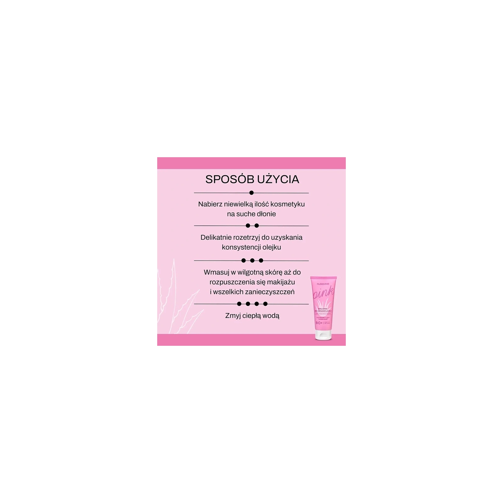 SYLVECO Aloesove Pink balsam do demakijażu 75ml
