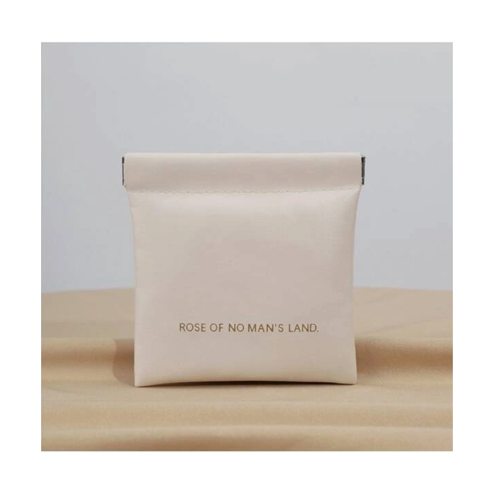 ECARLA organizer na wkładki higieniczne z ekoskóry Kremowy ORM34K