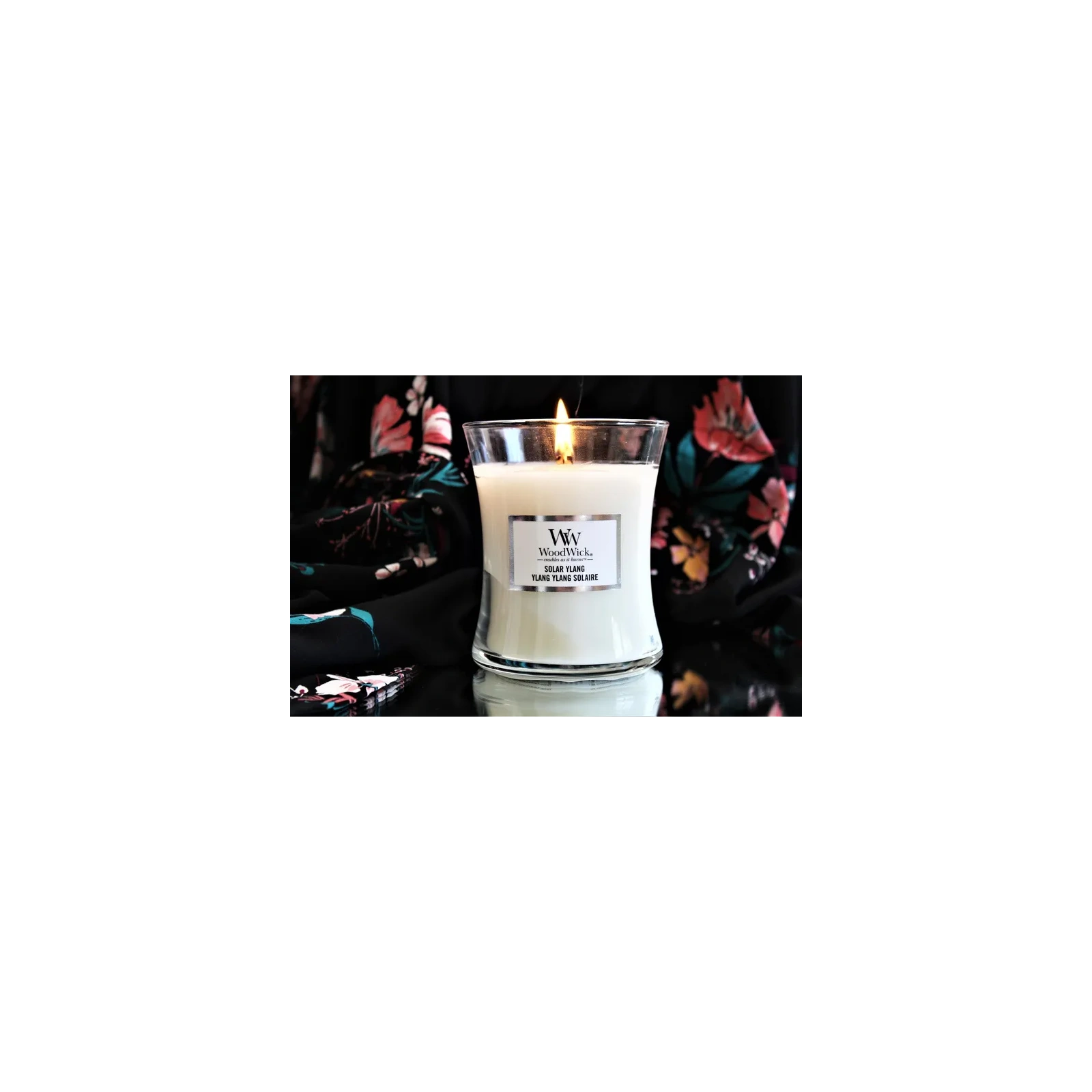 WOODWICK PlusWick średnia świeca w słoiku SOLAR YLANG 275g