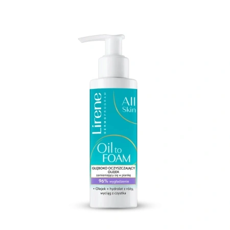 LIRENE All Skin olejek głęboko oczyszczający zamieniający się w piankę 145ml