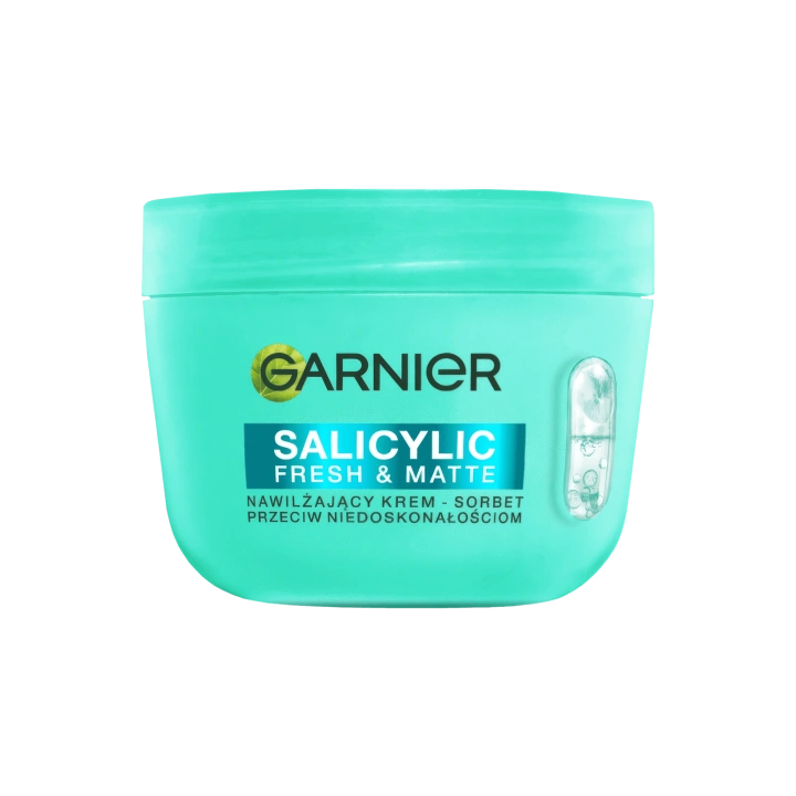 GARNIER Salicylic Fresh&matte nawilżający krem-sorbet przeciw niedoskonałościom 85ml