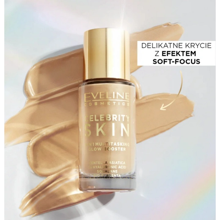 EVELINE Celebrity Skin wielofunkcyjna baza pod makijaż 4w1 01W Universal Vanilla 30ml