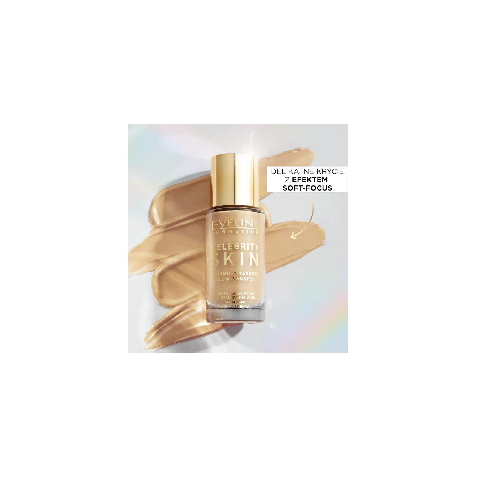 EVELINE Celebrity Skin wielofunkcyjna baza pod makijaż 4w1 01W Universal Vanilla 30ml