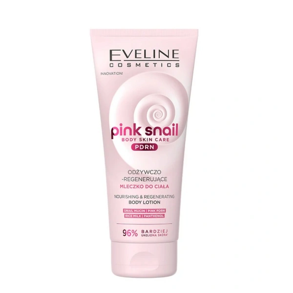 EVELINE Pink Snail Glazed Skin Effect odżywczo-regenerujące mleczko do ciała 200ml
