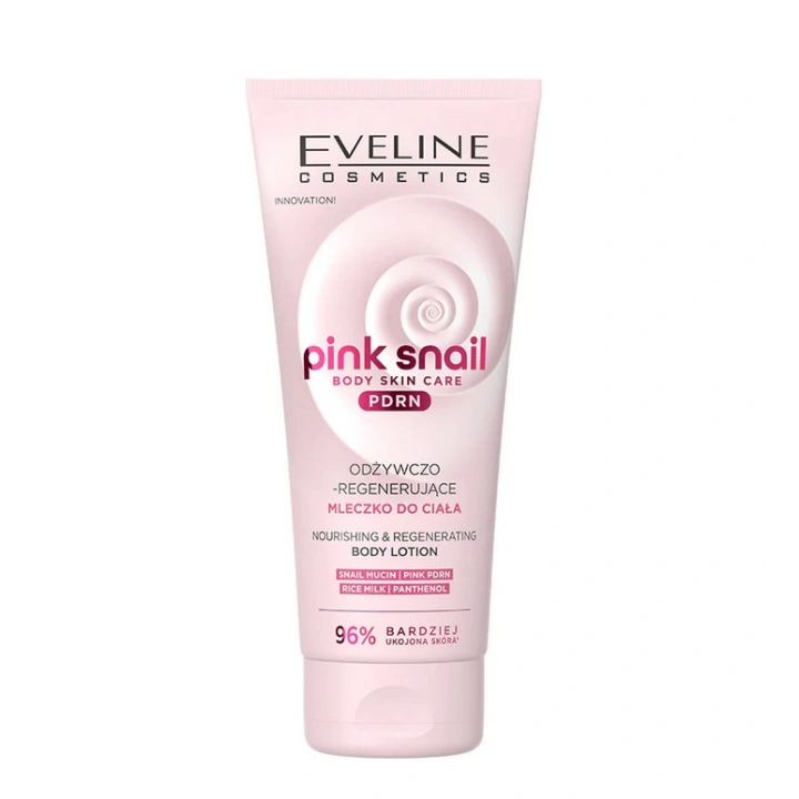 EVELINE Pink Snail Glazed Skin Effect odżywczo-regenerujące mleczko do ciała 200ml
