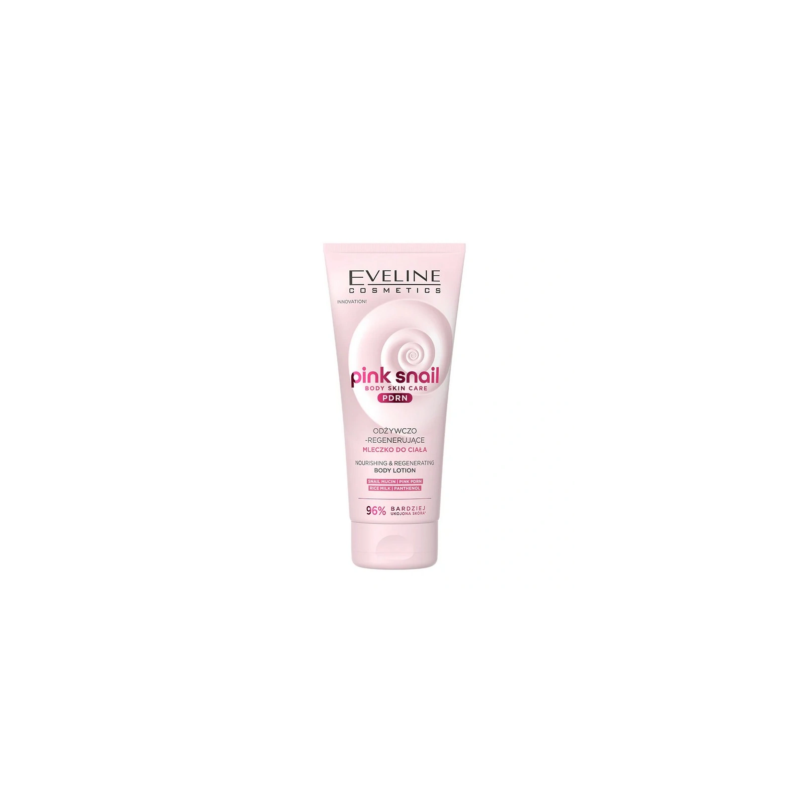 EVELINE Pink Snail Glazed Skin Effect odżywczo-regenerujące mleczko do ciała 200ml