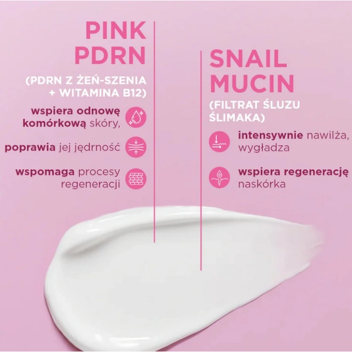 EVELINE Pink Snail Glazed Skin Effect odżywczo-regenerujące mleczko do ciała 200ml