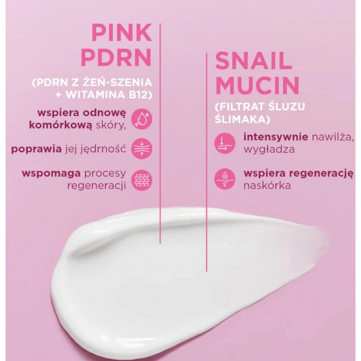 EVELINE Pink Snail Glazed Skin Effect nawilżająco-ujędrniający balsam do ciała 200ml