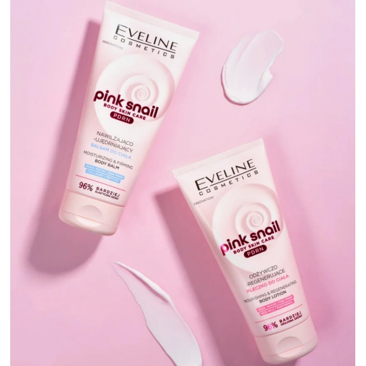 EVELINE Pink Snail Glazed Skin Effect nawilżająco-ujędrniający balsam do ciała 200ml
