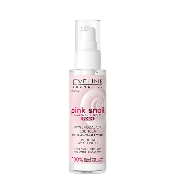 EVELINE Pink Snail Glazed Skin Effect wygładzająca esencja do pielęgnacji twarzy 100ml