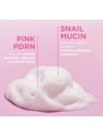 EVELINE Pink Snail Glazed Skin Effect ultradelikatna pianka do mycia twarzy 150ml