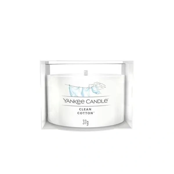 YANKEE CANDLE Signature Mini świeca w słoiku CLEAN COTTON 37g 