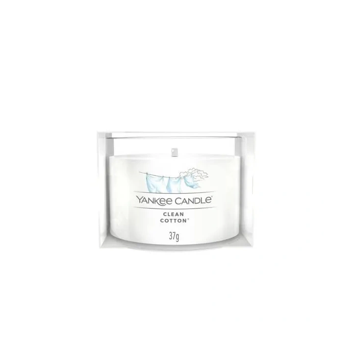 YANKEE CANDLE Signature Mini świeca w słoiku CLEAN COTTON 37g 