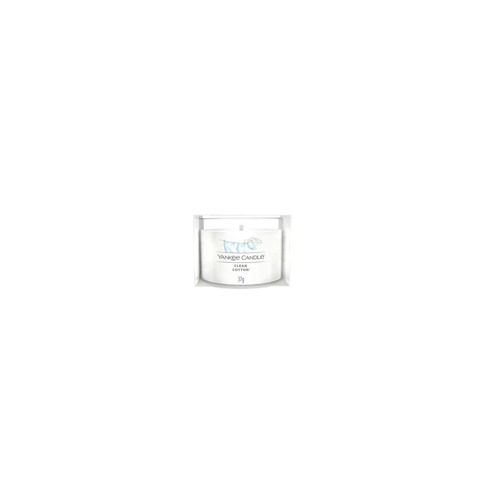YANKEE CANDLE Signature Mini świeca w słoiku CLEAN COTTON 37g 