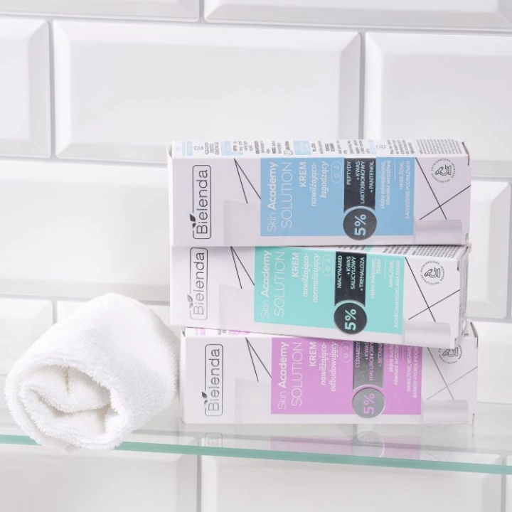BIELENDA Skin Academy Solution krem do twarzy nawilżająco-odbudowujący 50ml