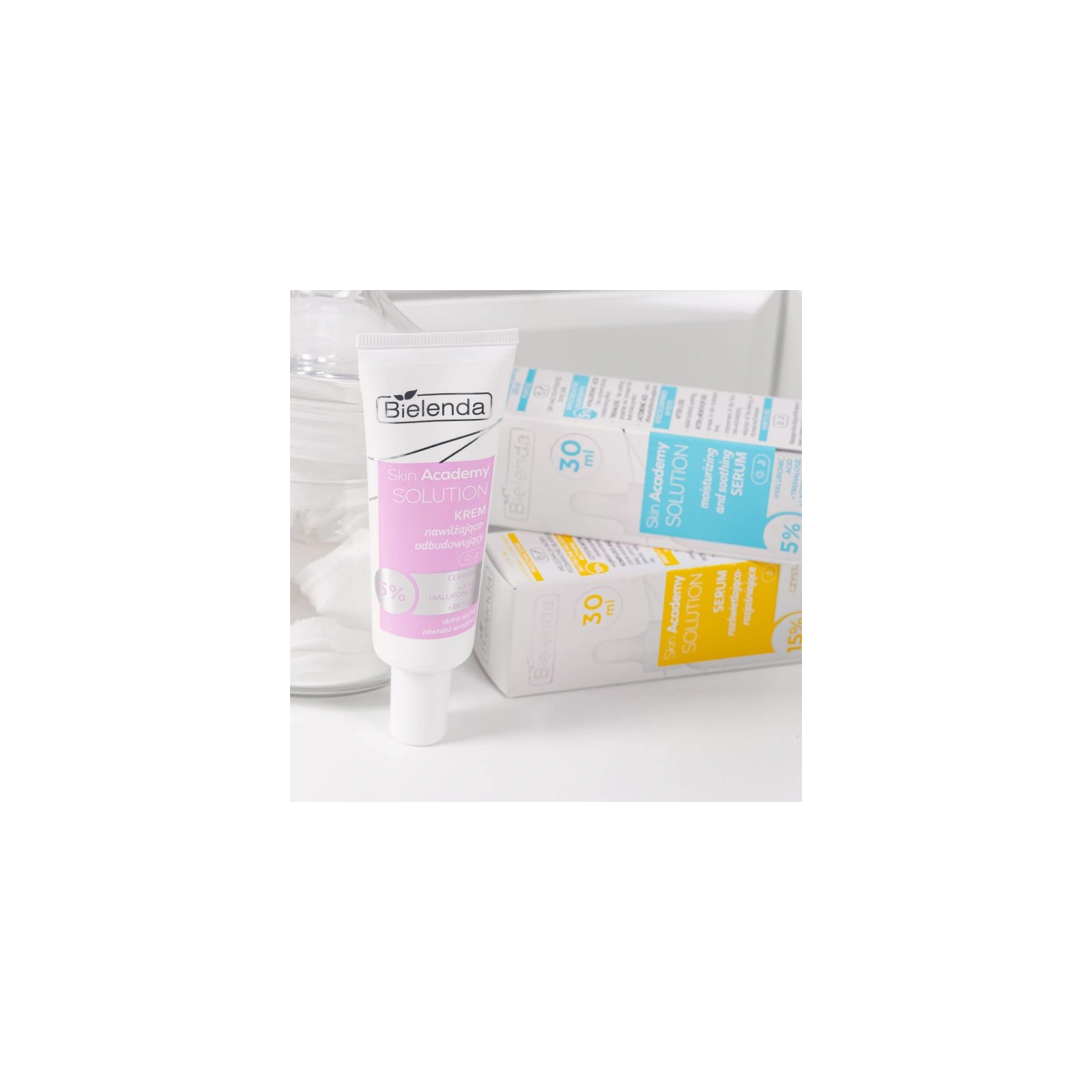 BIELENDA Skin Academy Solution krem do twarzy nawilżająco-odbudowujący 50ml