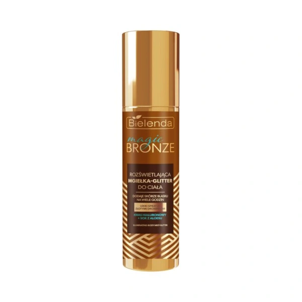 BIELENDA Magic Bronze rozświetlająca mgiełka-glitter do ciała 75ml