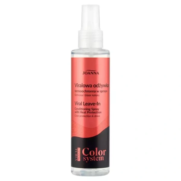 JOANNA Color System Viralowa odżywka do włosów farbowanych termoochronna w sprayu 150ml