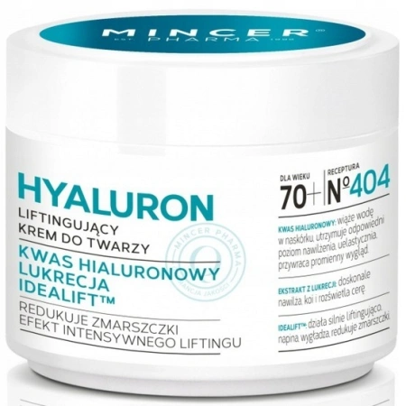 MINCER PHARMA Hyaluron liftingujący krem do twarzy 70+ 50ml