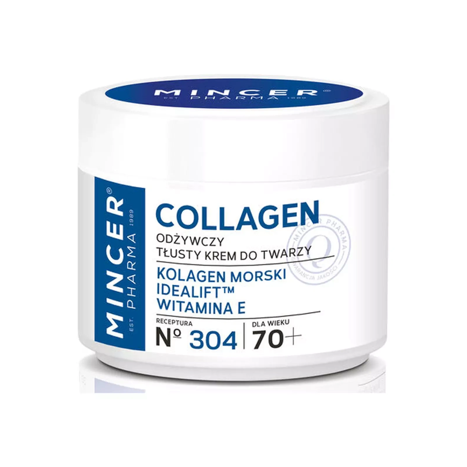 MINCER PHARMA Collagen tłusty krem do twarzy 70+ 50ml