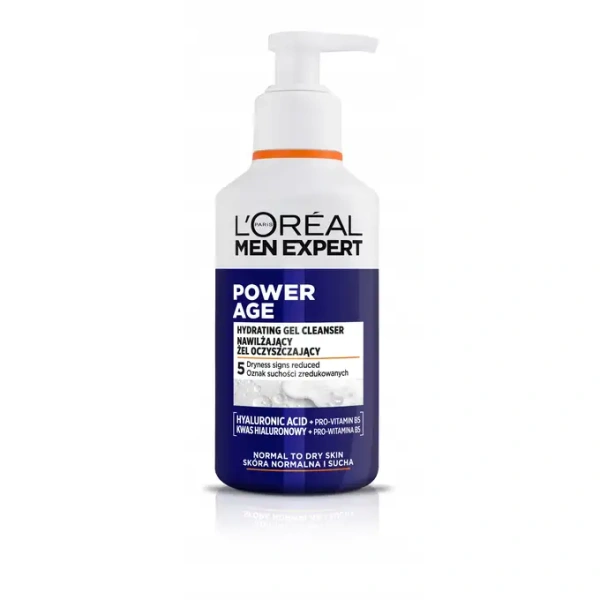 LOREAL Men Expert Power Age żel oczyszczający skóra normalna i sucha 260ml