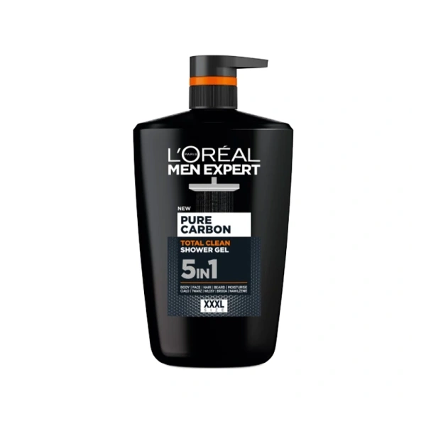 LOREAL Men Expert Pure Carbon żel do mycia ciała 5w1 z aktywnym węglem 1000ml