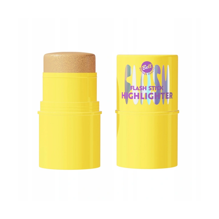 BELL Flash Stick Highlighter sztyf do twarzy z efektem drobinek 01 Solar Flare 6g