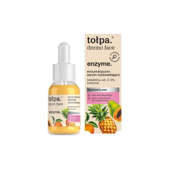 TOŁPA Dermo Face Enzyme enzymatyczne serum do twarzy rozświetlające 30ml