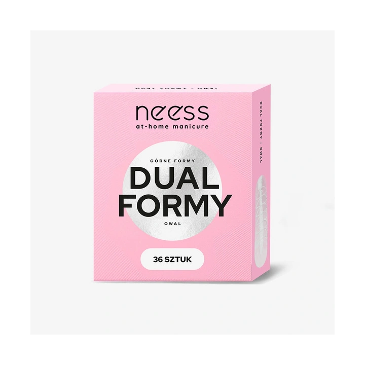 NEESS Dual Formy formy do akrylożelu owal 36szt