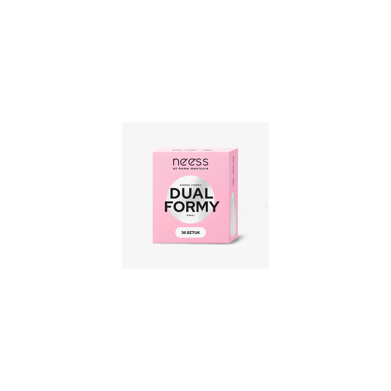 NEESS Dual Formy formy do akrylożelu owal 36szt